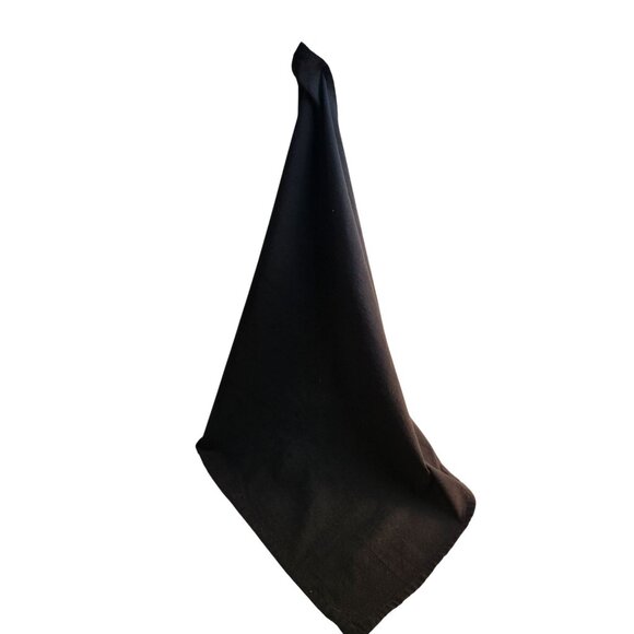 2 Black 100% Cotton Dish Towel 26x26 in with hanging loop Kitchen Linen - Picture 1 of 5